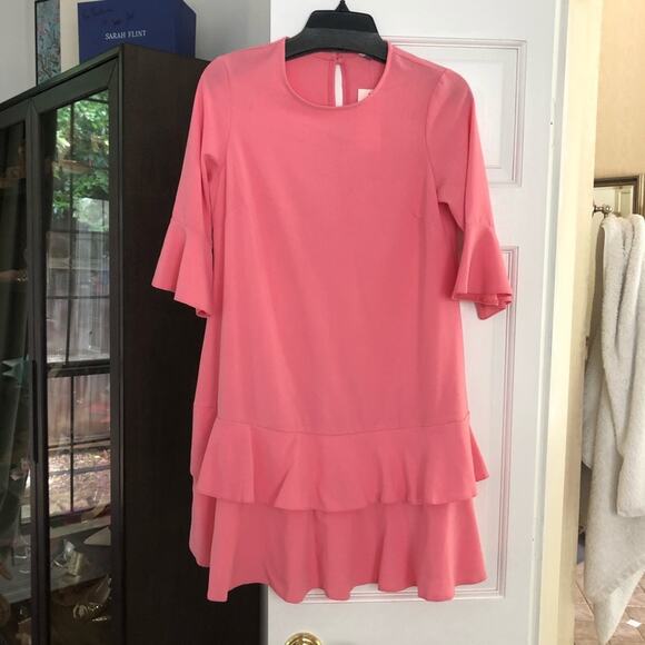 ASOS pink Ruffle mini Dress - Picture 6 of 10